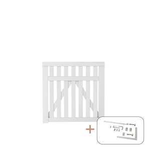 Country Enkeltlge inkl. beslag - 100×98 cm