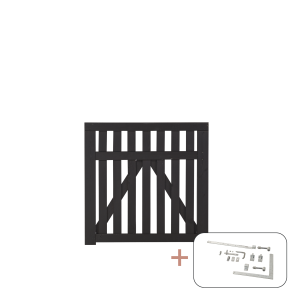 Country Enkeltlge inkl. beslag - 100×98 cm