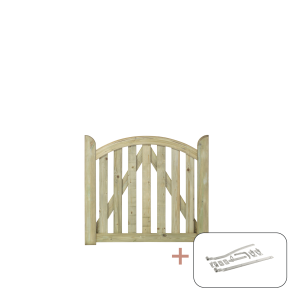 Ligno Enkeltlge inkl. beslag hjrehngt - 100×88/85 cm