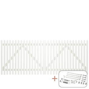 Skagen Lux Dobbeltlge inkl. beslag - 300×120 cm