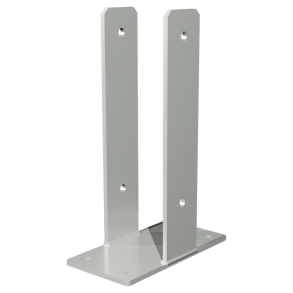 Plus U-stolpefod til fundament - 9×9×30 cm