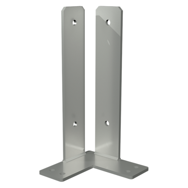 Plus Hjrne Stolpefod til fundament - 9&times;9&times;30 cm