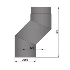 Rgrr 150 Bjning S - forskyder 120mm, L=320