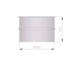 Rgrr 150 Murbsning enkelt - lngde 115mm*