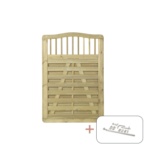 Rondo Enkeltlge inkl. beslag - 100×142/145 cm