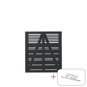 Silence Enkeltlge inkl. beslag - 100×110 cm