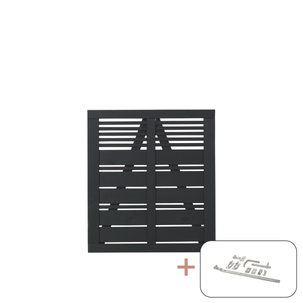 Silence Enkeltlge inkl. beslag - 100&times;110 cm