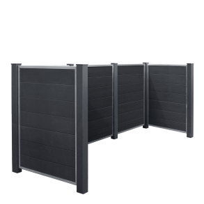 Renovationsskjul Futura - m/kompositstolper og stolpefod til nedstbning