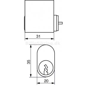 Omlgning af cylinder