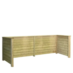 Renovationsskjul trykimprgneret klink profil