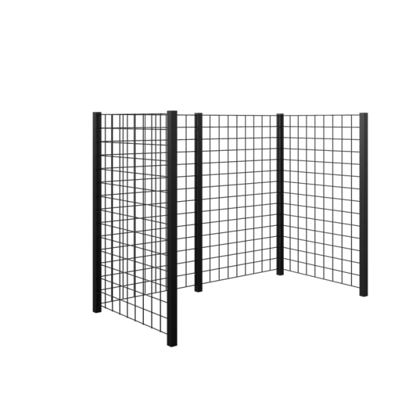 Plus Renovationsskjul - sort Stlespalier - 193,5&times;99&times;147 cm