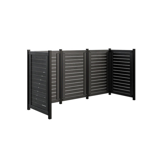 Plus Lund Renovationsskjul - 245&times;85&times;124 cm