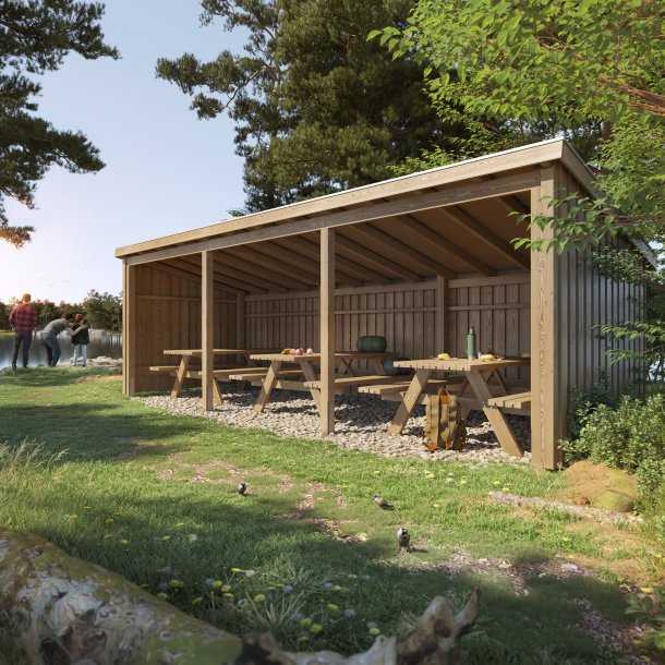 Nordic Madpakkehus 14 m&sup2; - Type 1C