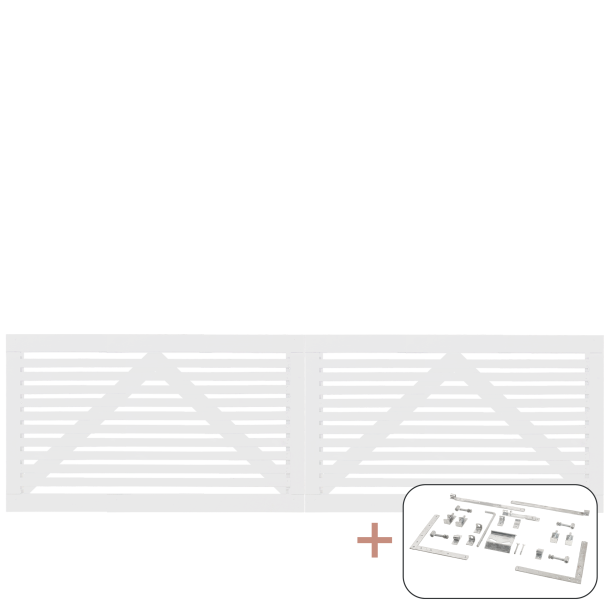 Tokyo Dobbeltlge inkl. beslag - 300&times;90 cm