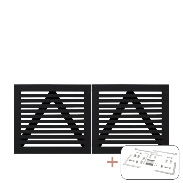 Tokyo Dobbeltlge inkl. beslag - 200&times;90 cm