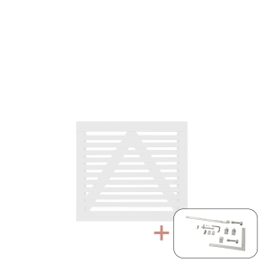 Tokyo Enkeltlge inkl. beslag - 100×90 cm