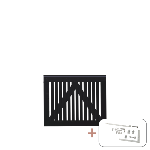 Sendai Enkeltlge inkl. beslag - 100×80 cm