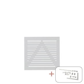 Osaka Enkeltlge inkl. beslag - 100×93 cm