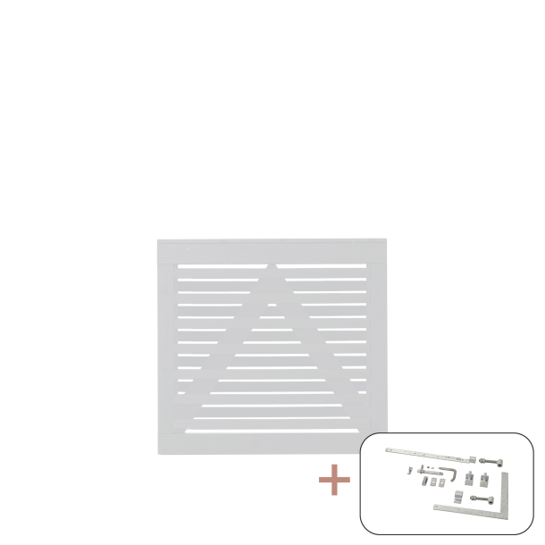 Osaka Enkeltlge inkl. beslag - 100&times;93 cm