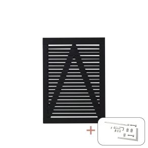 Osaka Enkeltlge inkl. beslag - 100×136 cm