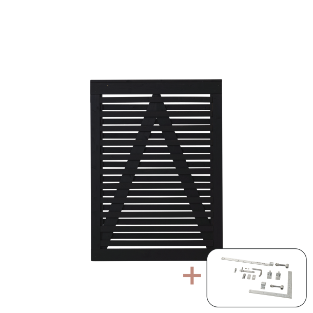 Osaka Enkeltlge inkl. beslag - 100&times;136 cm