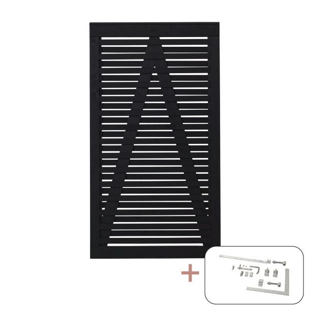 Osaka Enkeltlge inkl. beslag - 100&times;180 cm