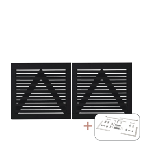 Osaka Dobbeltlge inkl. beslag - 200×93 cm