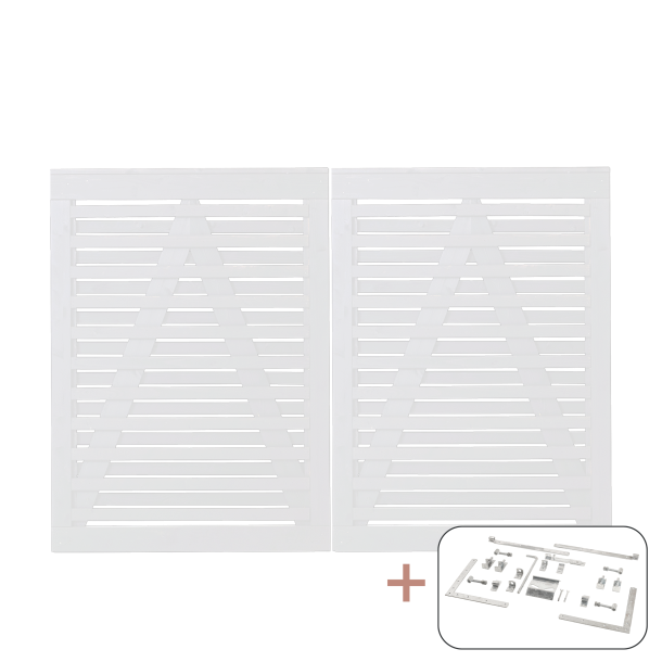 Osaka Dobbeltlge inkl. beslag - 200&times;136 cm