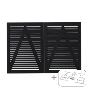 Osaka Dobbeltlge inkl. beslag - 200×136 cm