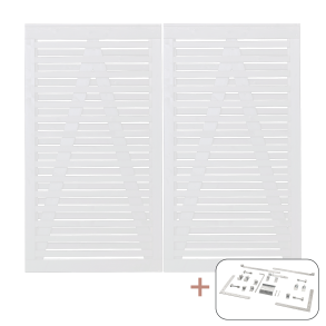 Osaka Dobbeltlge inkl. beslag - 200×180 cm