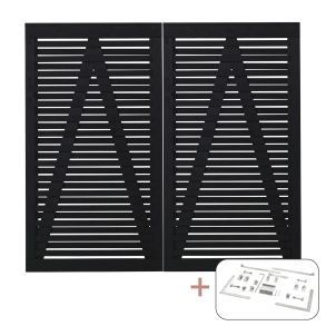 Osaka Dobbeltlge inkl. beslag - 200×180 cm