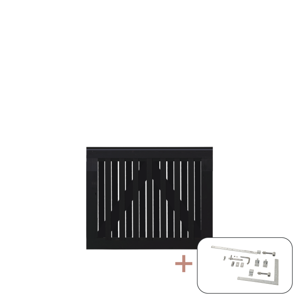 Nagano Enkeltlge inkl. beslag - 100&times;80 cm