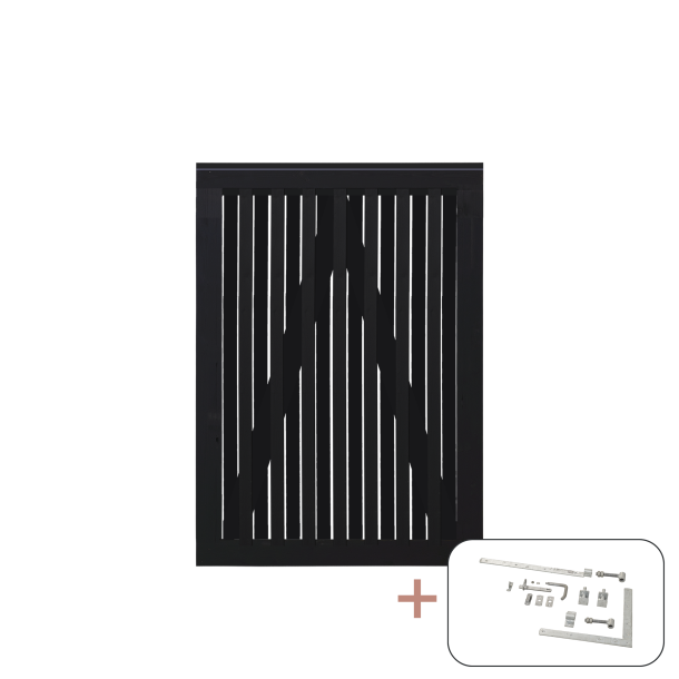 Nagano Enkeltlge inkl. beslag - 100&times;140 cm