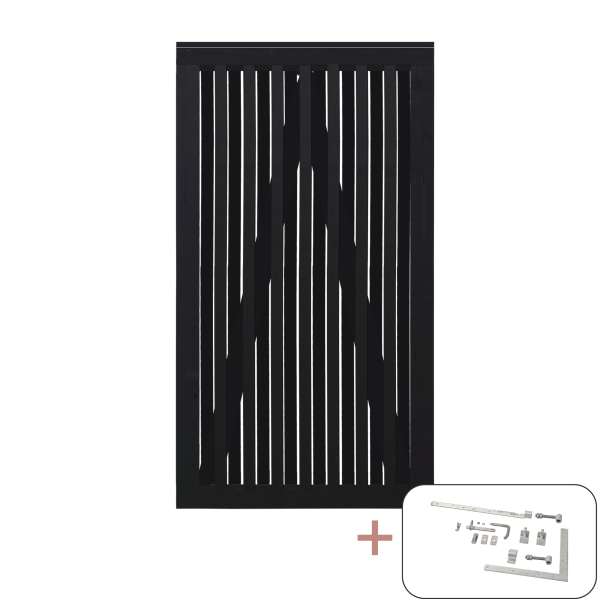 Nagano Enkeltlge inkl. beslag - 100&times;180 cm