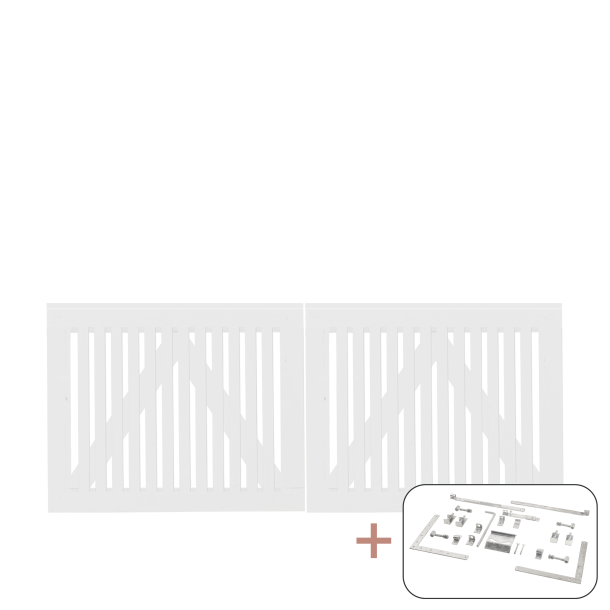 Sendai Dobbeltlge inkl. beslag - 200&times;80 cm