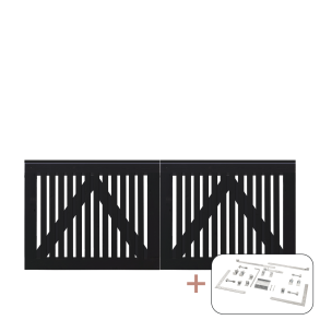 Sendai Dobbeltlge inkl. beslag - 200×80 cm