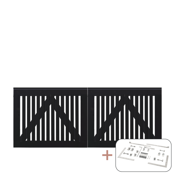 Sendai Dobbeltlge inkl. beslag - 200&times;80 cm