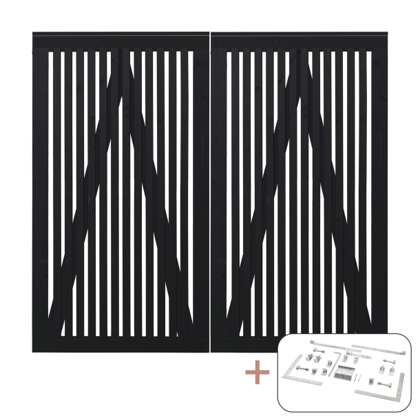 Sendai Dobbeltlge inkl. beslag - 200&times;180 cm