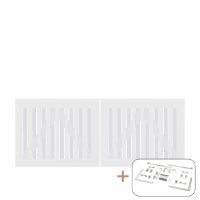 Nagano Dobbeltlge inkl. beslag - 200×80 cm