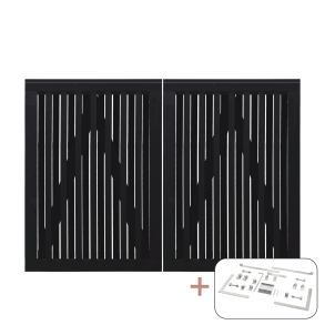 Nagano Dobbeltlge inkl. beslag - 200×140 cm