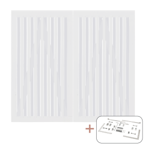 Nagano Dobbeltlge inkl. beslag - 200×180 cm