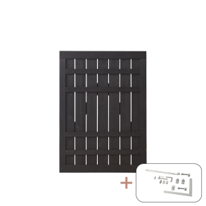 Rustik Enkeltlge inkl. beslag - 100×138 cm