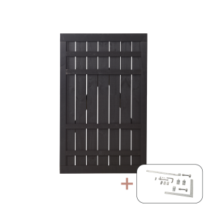 Rustik Enkeltlge inkl. beslag - 100×158 cm