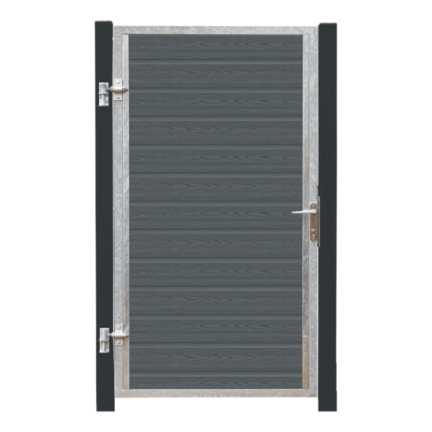 Plus Artura Kompositlge Hjrehngt - 99&times;175 cm + 16 cm grsorte stolper