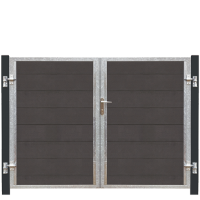 Plus Futura Dobbeltlge HI 197×145 cm + 16 cm grsorte stlstolper