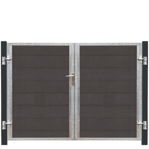 Plus Futura Dobbeltlge VI 197×145 cm + 16 cm grsorte stlstolper