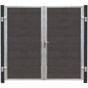 Plus Futura Dobbeltlge HI 197×180 cm + 16 cm grsorte stlstolper