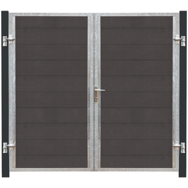 Plus Futura Dobbeltlge HI 197&times;180 cm + 16 cm grsorte stlstolper