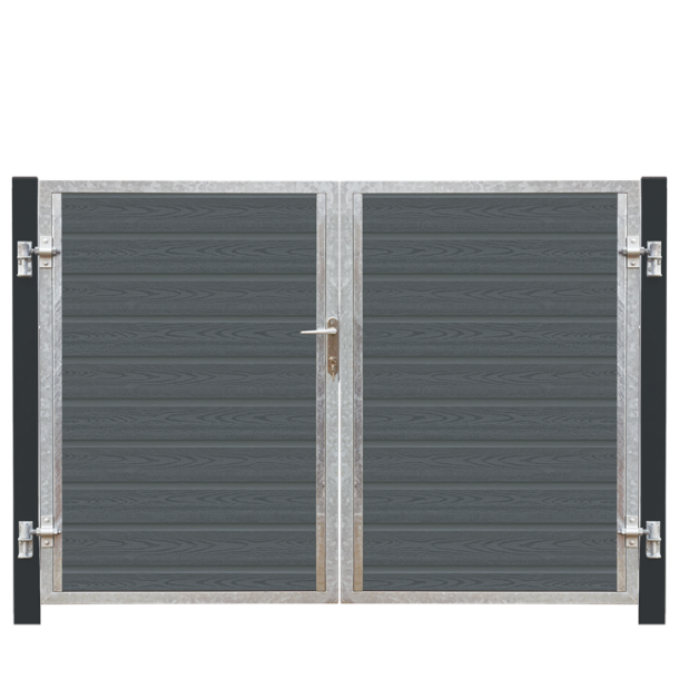 Plus Artura Dobbeltlge VI 197&times;135 cm + 16 cm grsort stolper