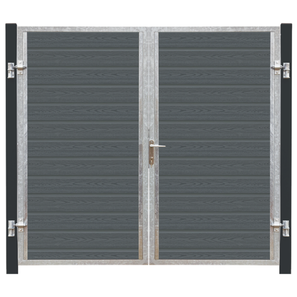 Plus Artura Dobbeltlge HI 197&times;175 cm + 16 cm grsorte stolper